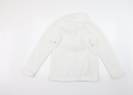 TU Womens White Pullover Jumper Size S