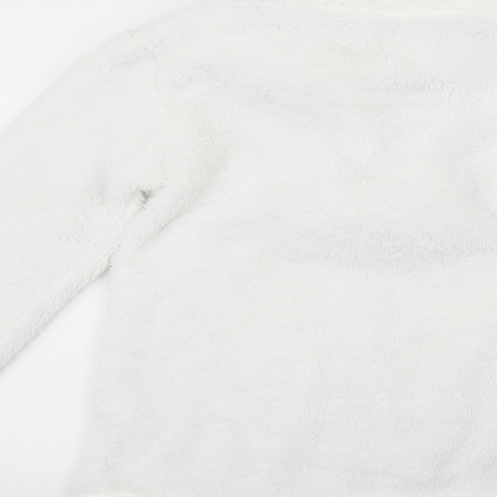 TU Womens White Pullover Jumper Size S