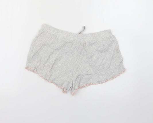 New Look Womens Grey   Cut-Off Shorts Size S
