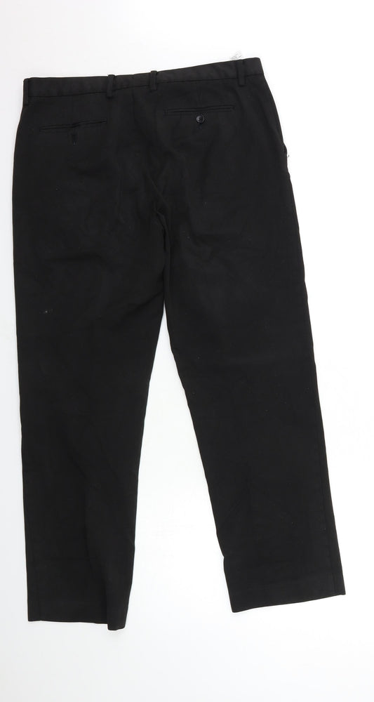 Burton Mens Black Dress Pants Trousers Size 36 in L20 in