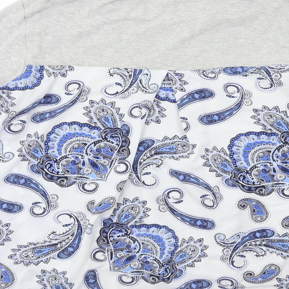 George Womens Grey Knit Pullover Jumper Size 14