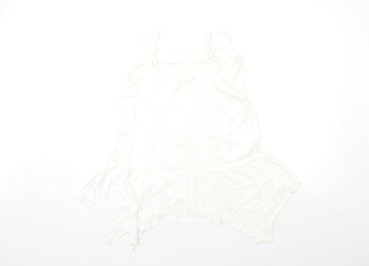 Matalan Womens White Basic Tank Size 14