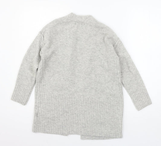 Womens UK Size XS Marks and Spencer Grey Cardigan Jumper