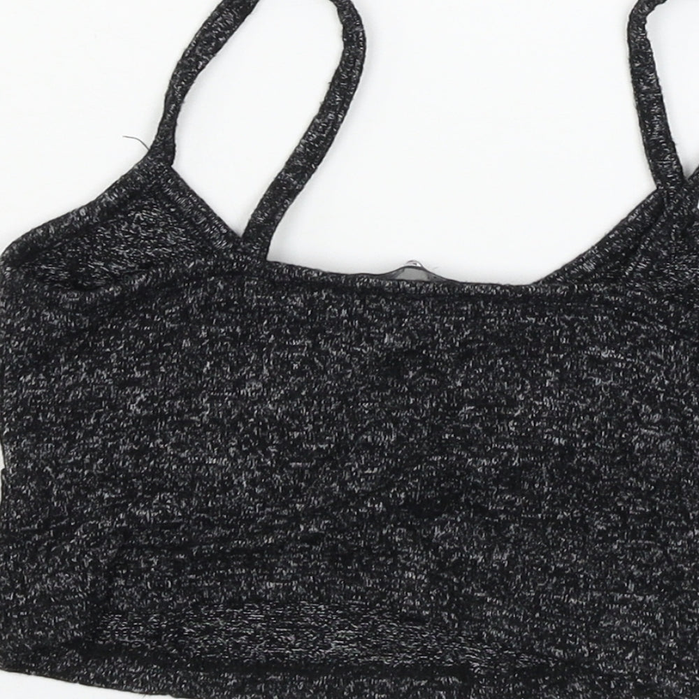 Womens UK Size XS Select Grey Basic Tank