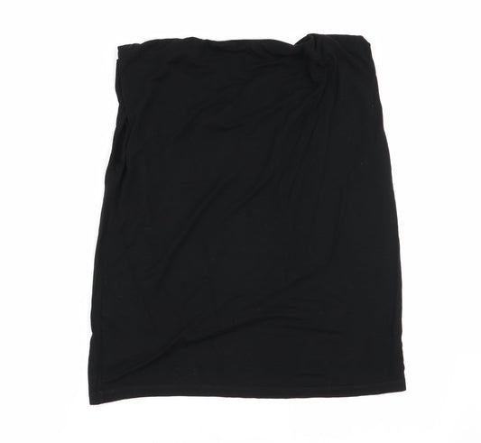 Womens UK Size M Select Black Basic T-Shirt