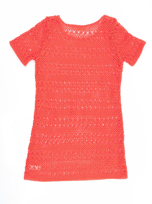 NEXT Womens Orange Fit & Flare Size 12