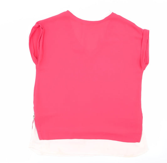 Primark Womens Red Basic Blouse Size 12