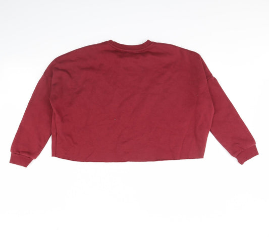 Primark Womens Red Pullover Jumper Size 10