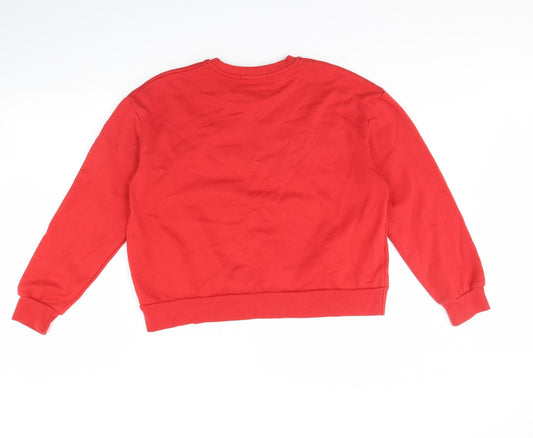 Primark Womens Red Pullover Jumper Size S