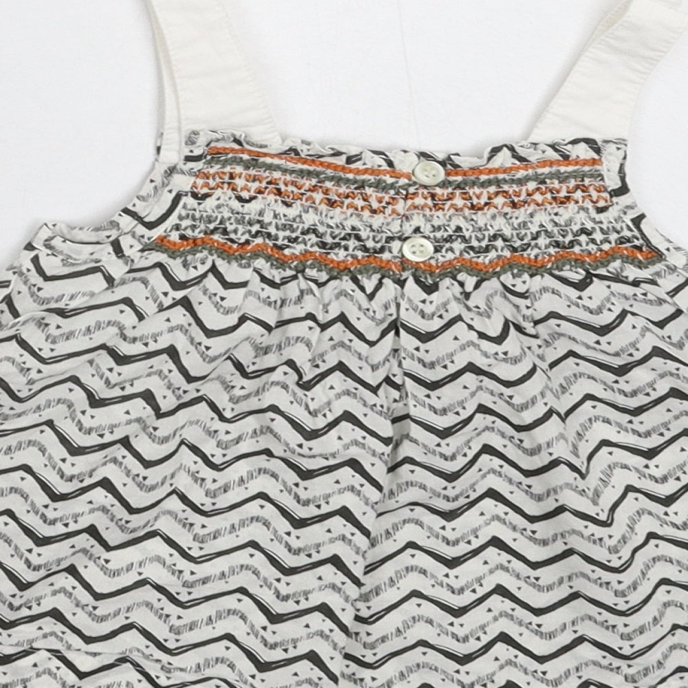 NEXT Girls Multicoloured Geometric Tank Dress Size 9-12 Months