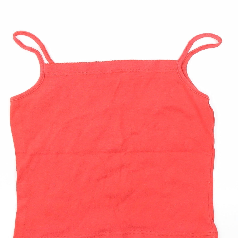 BAY Womens Red Basic T-Shirt Size 12