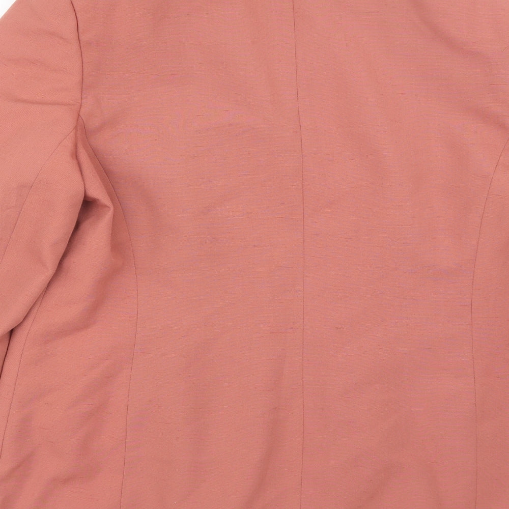 BHS Womens Pink Jacket Suit Size 16