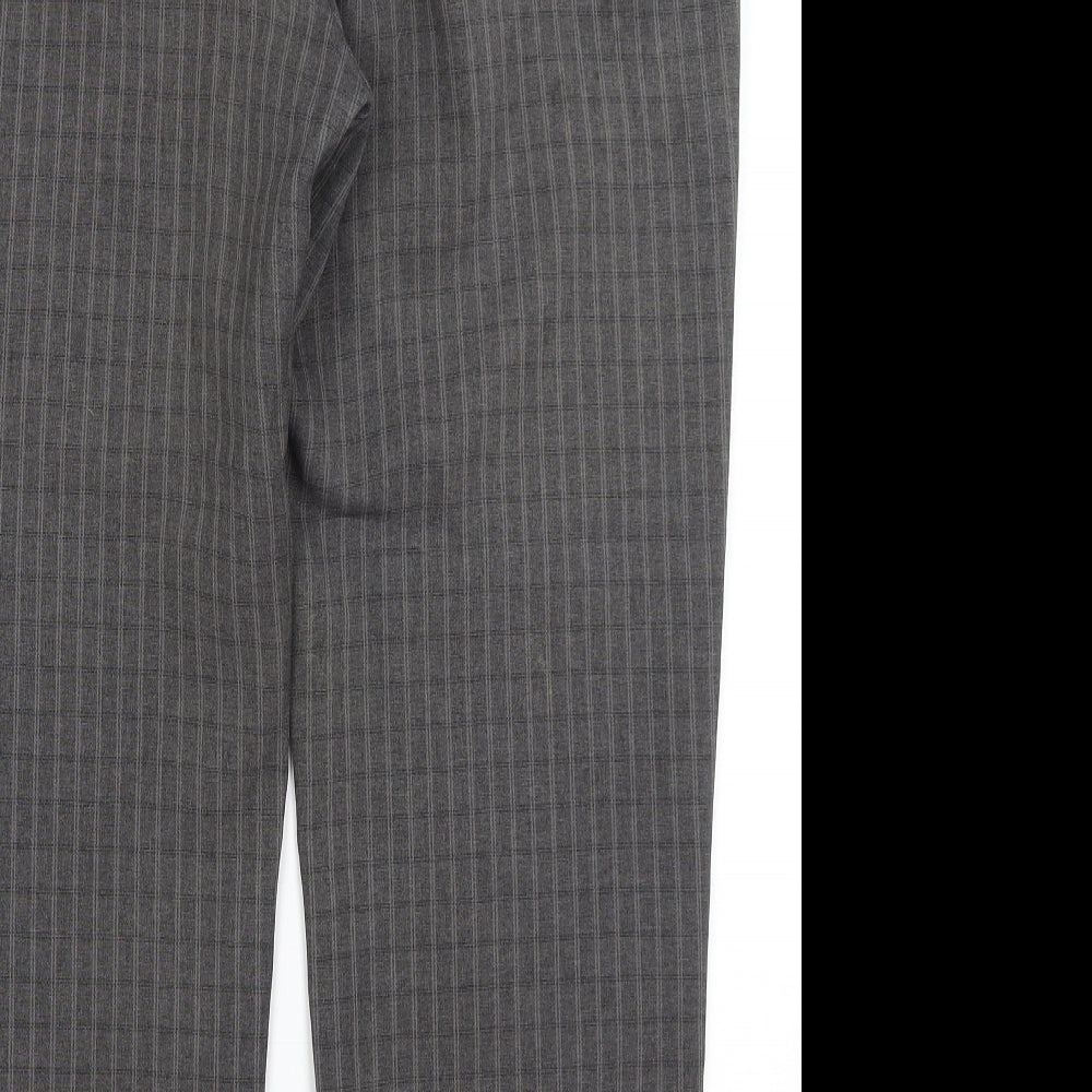 Womens UK Size 16 Special Collection Regular Fit Grey Trousers