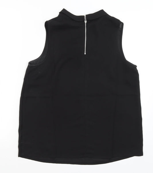 Joanna Hope Womens Black Basic Tank Size 14