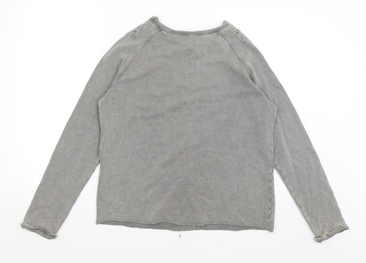 Womens UK Size M H&M Grey Pullover Jumper