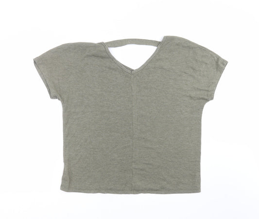 Primark Womens Green Knit Pullover Jumper Size 14