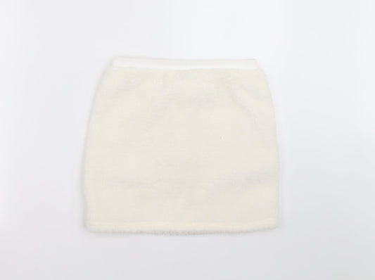 SheIn Womens Ivory Mini Skirt Size XS