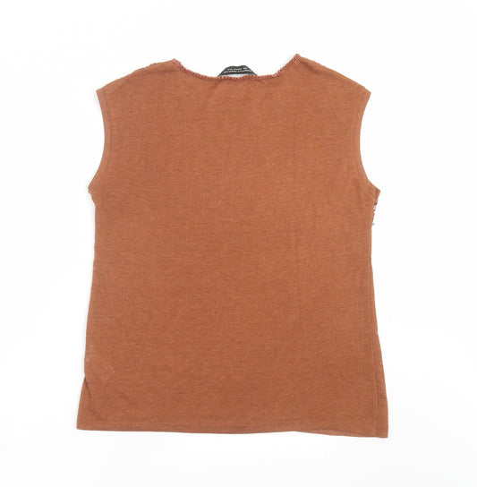 Womens UK Size 12 Dorothy Perkins Brown Pullover Jumper