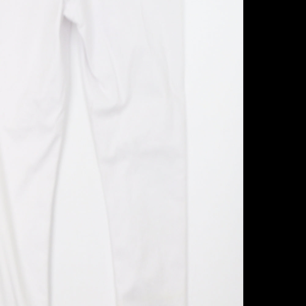 Peacocks Womens White   Straight Jeans Size 12 L30 in