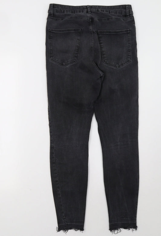 Zara Womens Black Skinny Jeans Size 8 L29 in