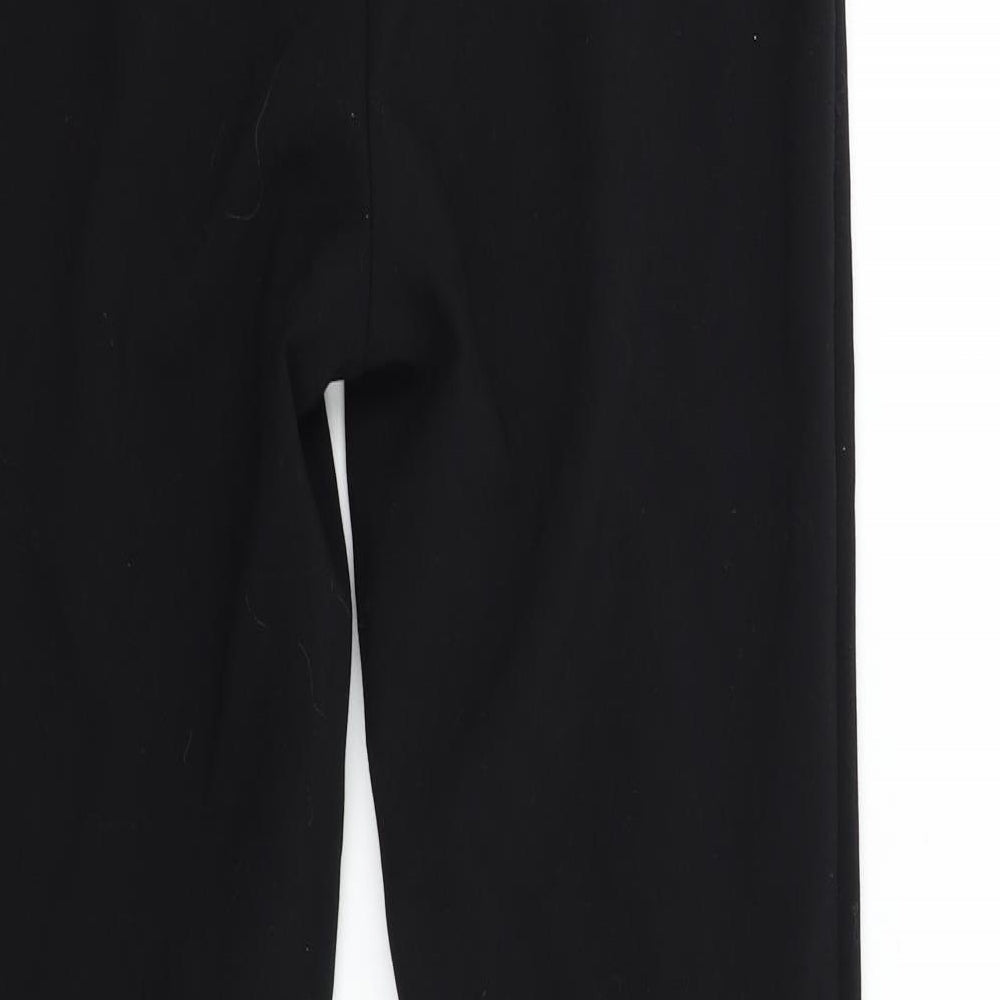 Womens UK Size 12 H&M Regular Fit Black Trousers