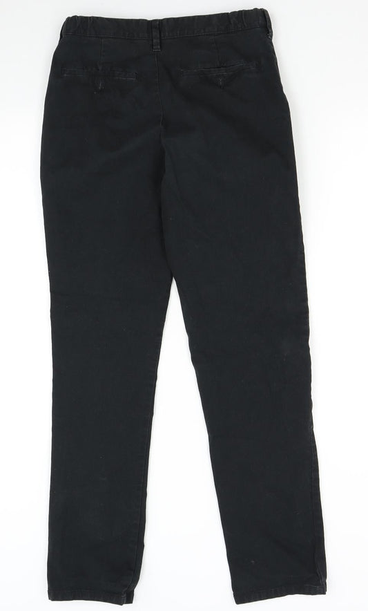 M&S Womens Black Straight Jeans Size 30 L33 in