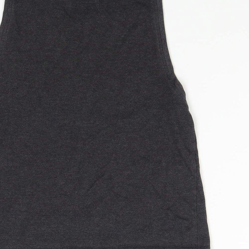 New Look 915 Girls Grey Basic Tank Size S