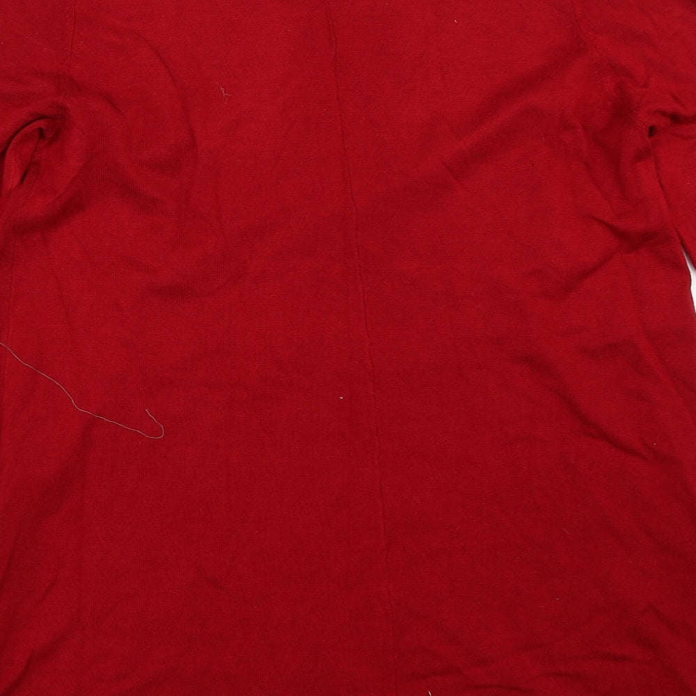 Womens UK Size S Bonmarché Red Pullover Jumper