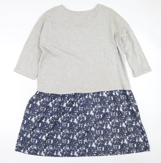 ESMARA Womens Grey Fit & Flare Size XL