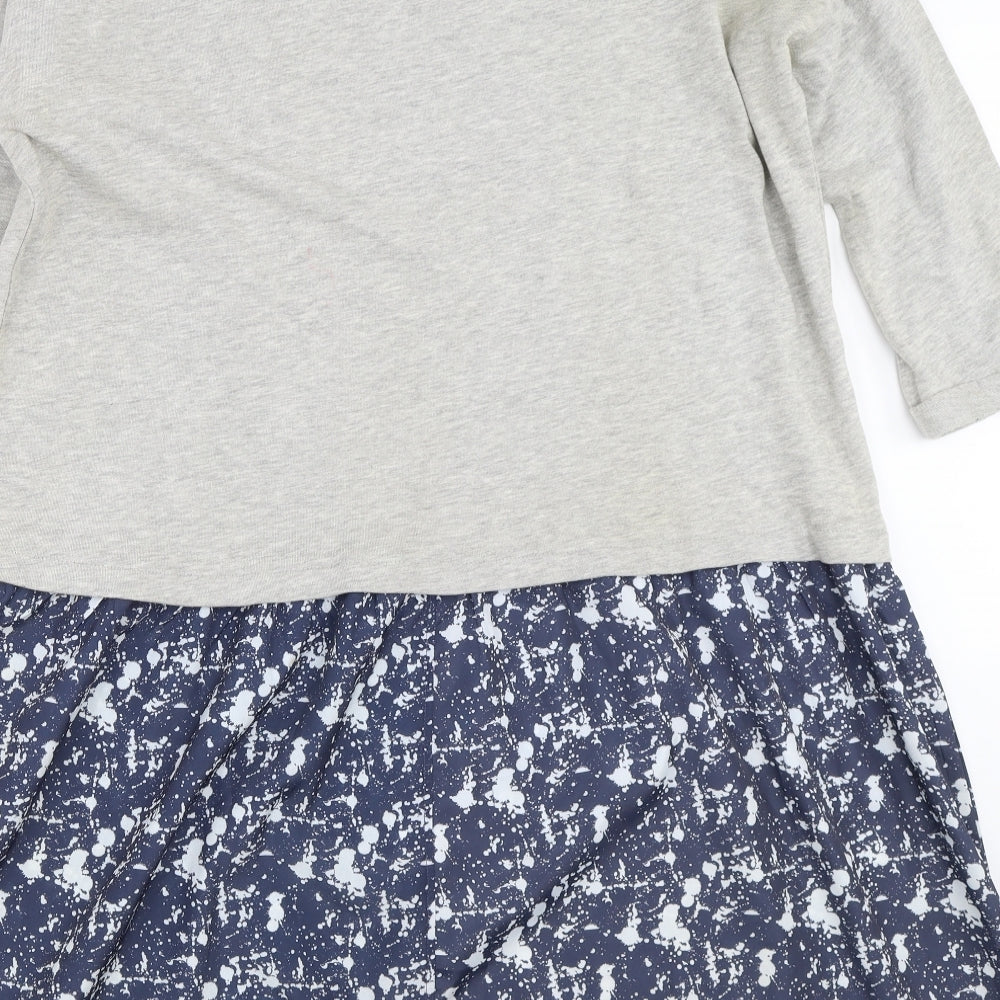 ESMARA Womens Grey Fit & Flare Size XL