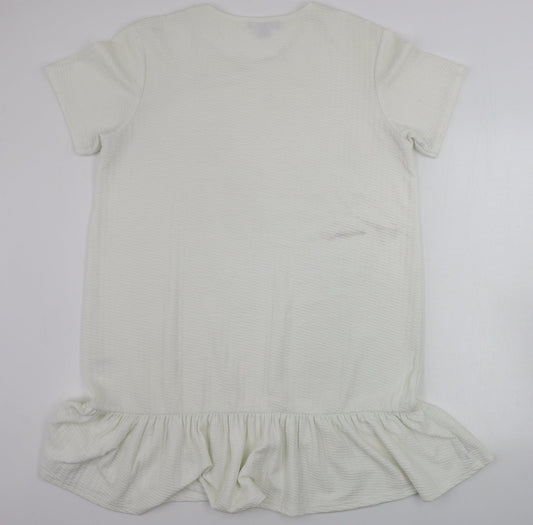 Atmosphere Womens White A-Line Size 16
