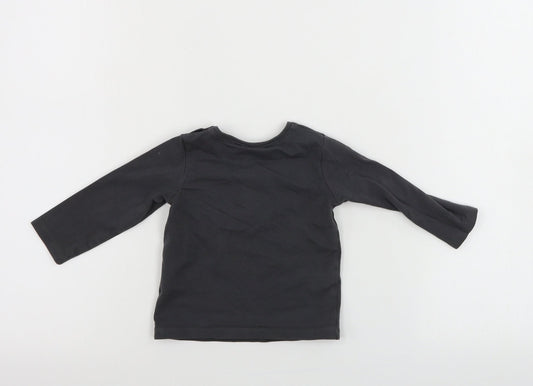 NEXT Boys Grey Basic T-Shirt Size 6-9 Months