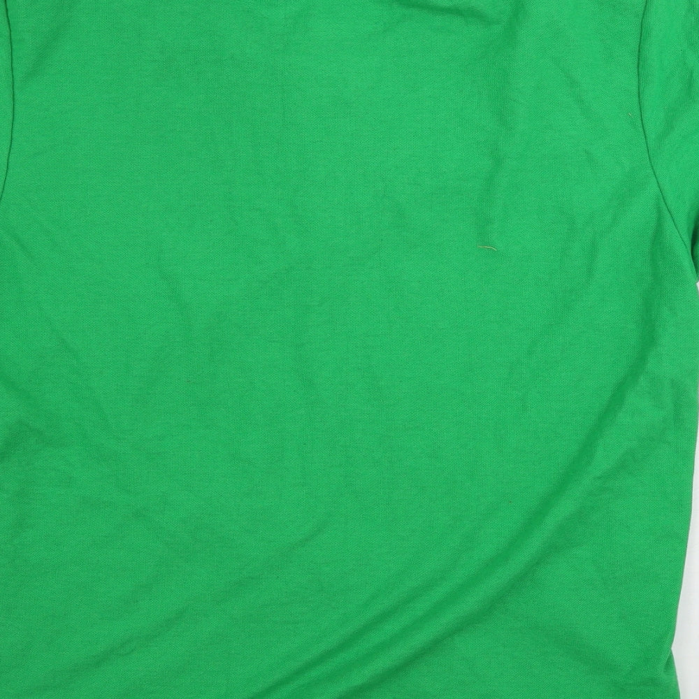 Gildan Mens Green Polo Size L