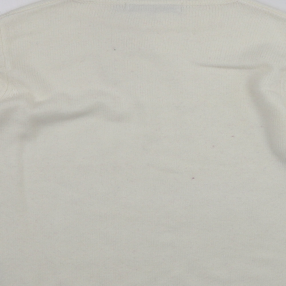 Womens UK Size M EWM Beige Pullover Jumper
