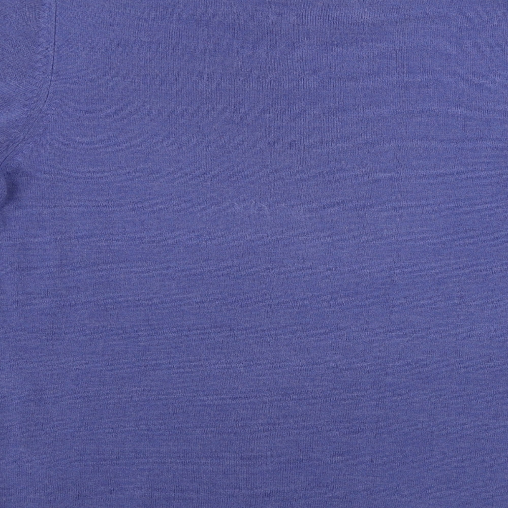 Womens UK Size 8 Marks and Spencer Blue Pullover Jumper