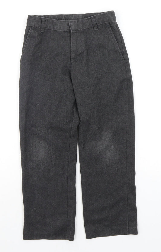 George Boys Grey Chino Trousers Size 5-6 Years