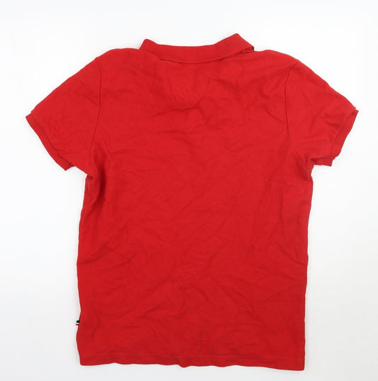 South blue Mens Red Polo Size M