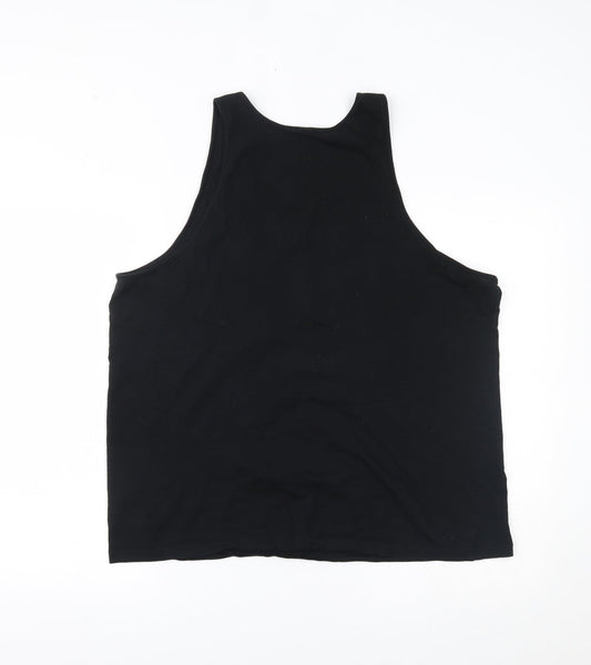 Primark Womens Black Basic Tank Size L