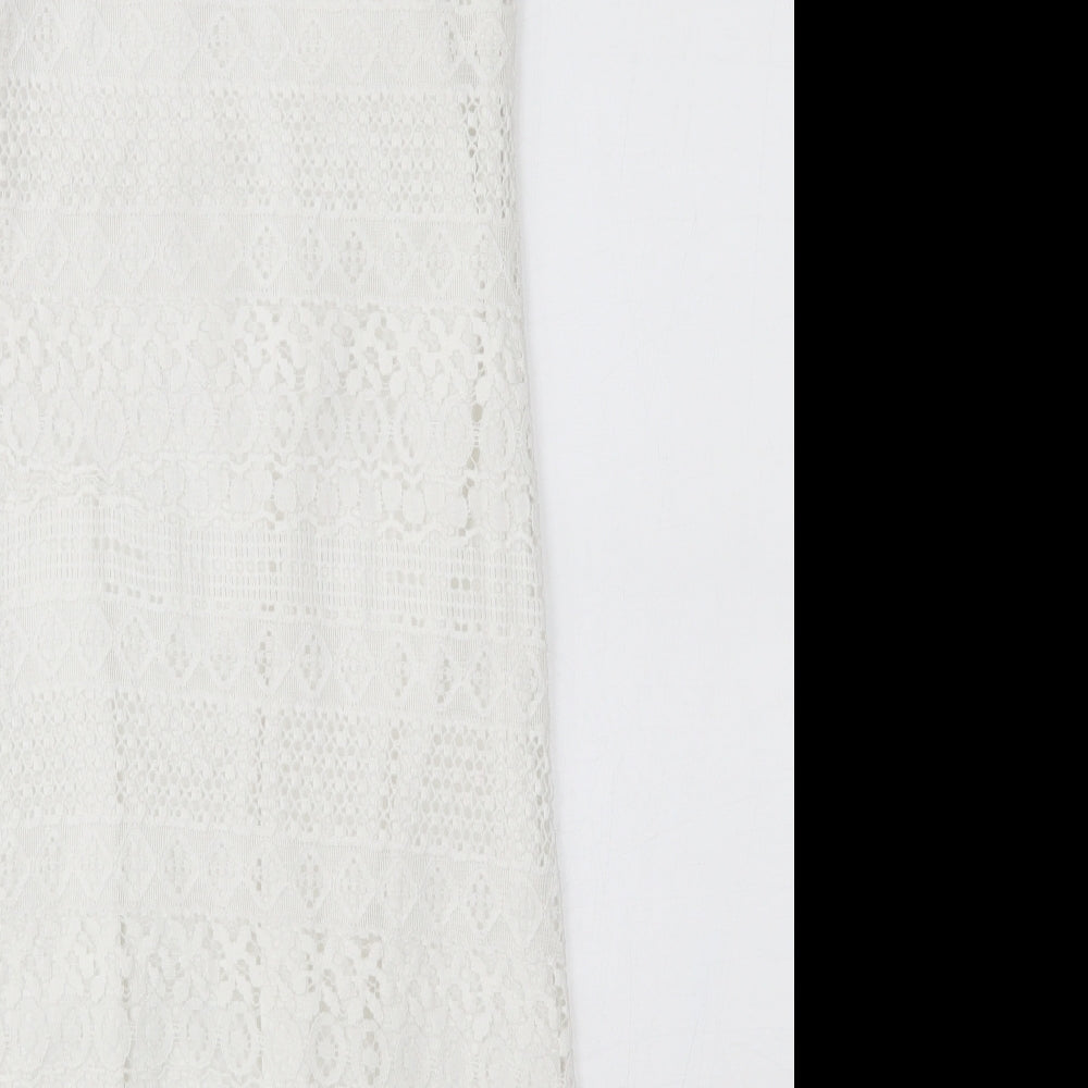 Primark Womens White A-Line Size 6