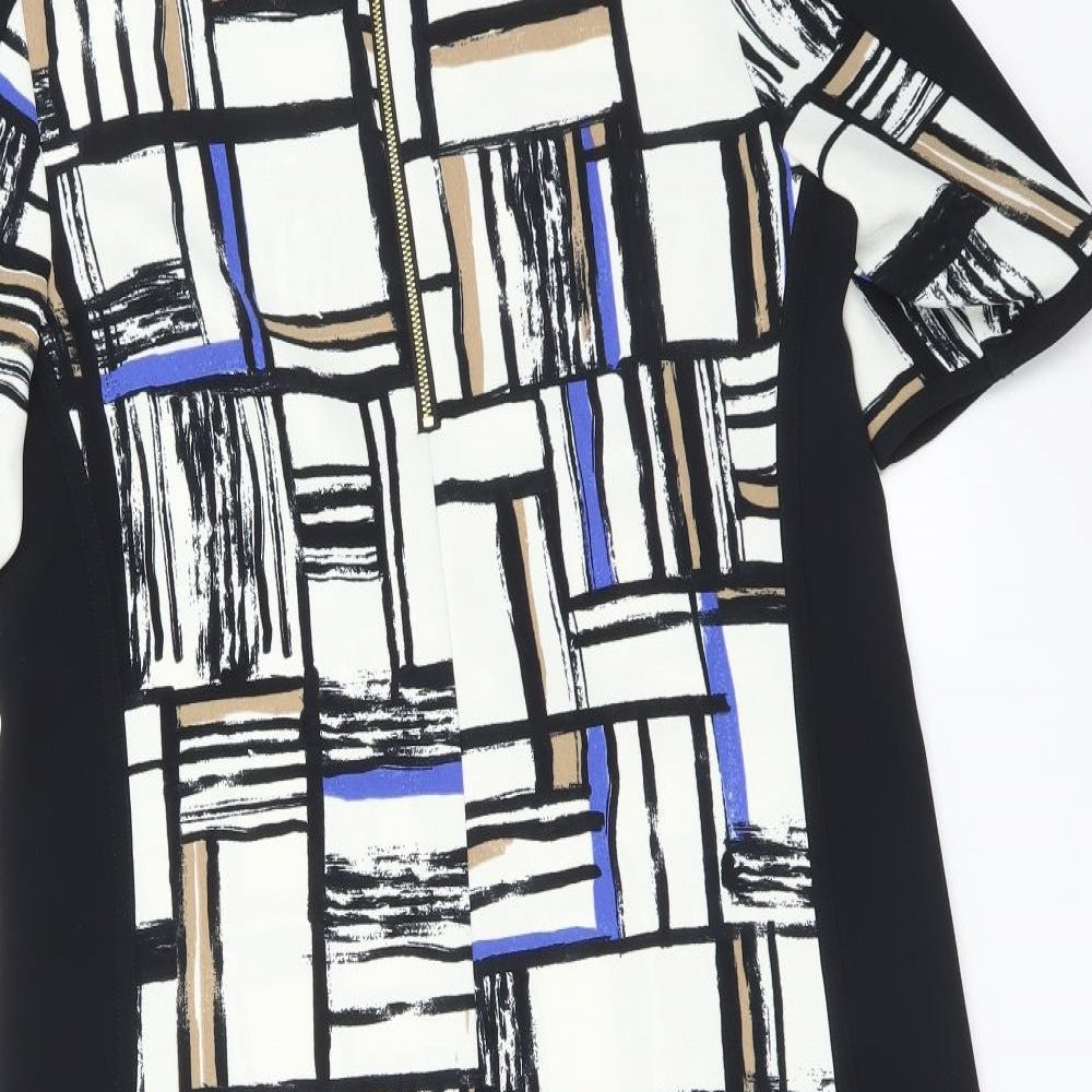 M&S Womens Multicoloured Check A-Line Size 12