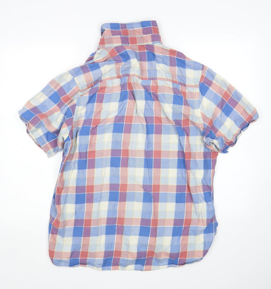 George Mens Multicoloured Check Button-Up Size XL