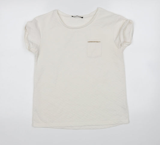 Womens UK Size 8 Atmosphere White Pullover Jumper