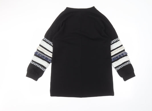 Womens UK Size 8 Cameo Black Pullover Jumper