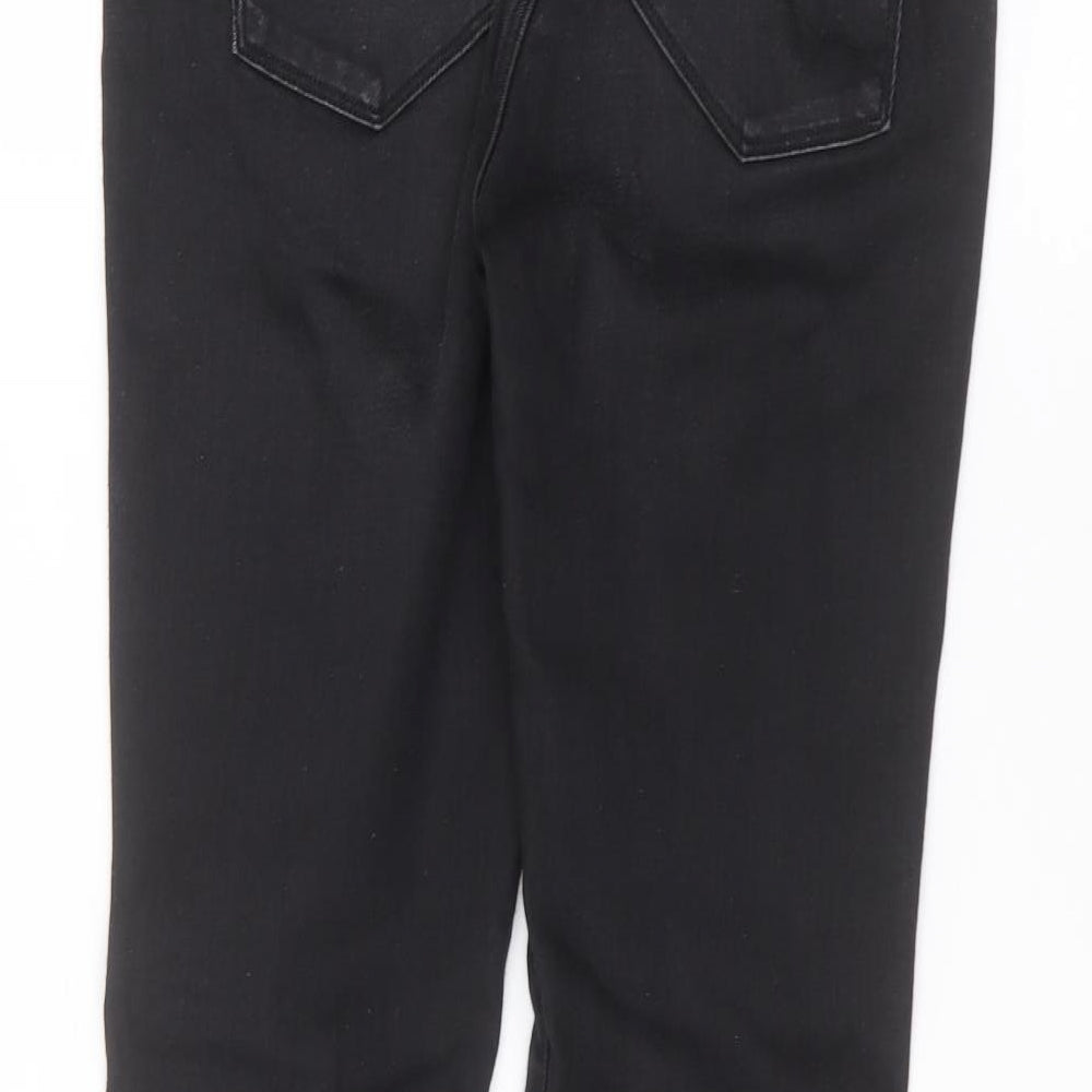 Mens UK Size 29 in Preworn Regular Fit Skinny Black Jeans