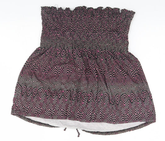 E-vie Womens Multicoloured Geometric A-Line Size 18