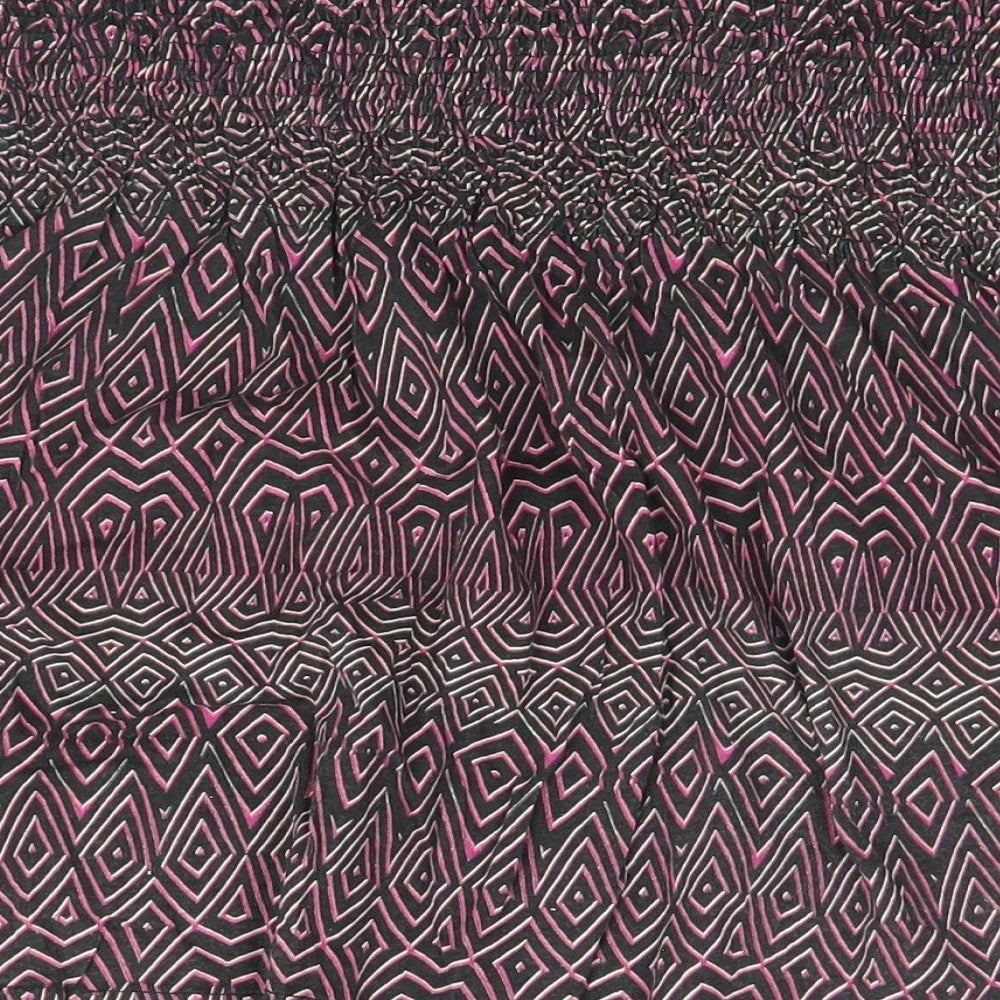 E-vie Womens Multicoloured Geometric A-Line Size 18