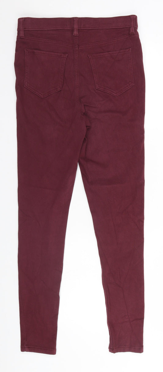 F&F Womens Pink Skinny Jeans Size 10 L28 in