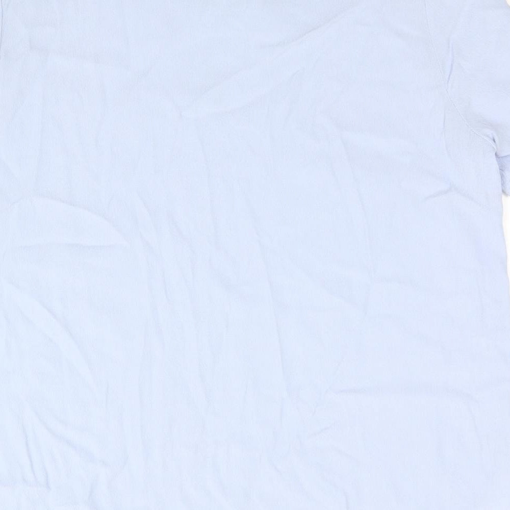 Womens UK Size H&M Blue Basic T-Shirt
