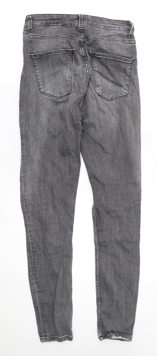 Zara Womens Grey Skinny Jeans Size 26 in L27 in