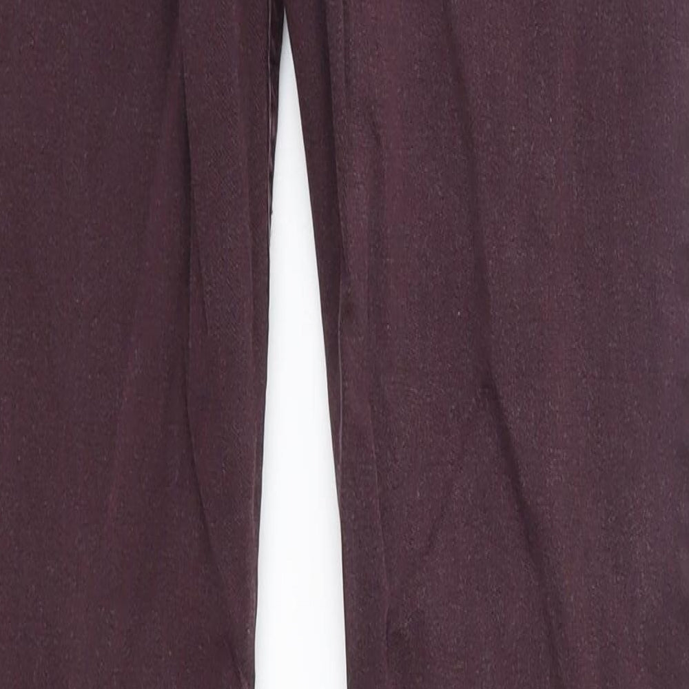 Womens UK Size 10 Preworn Regular Fit Skinny Red Jeans